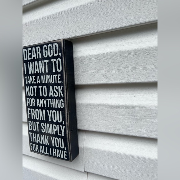 Primitives by Kathy “Dead God..” sentiment wooden decor - Picture 4 of 7